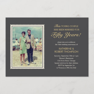 Invitations pour l'anniversaire du jeune couple Ma