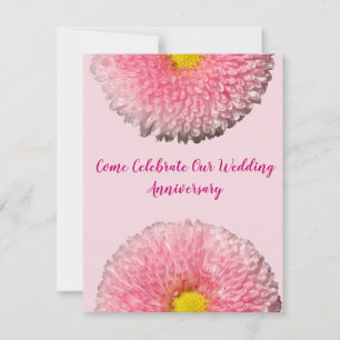 Invitations pour l'anniversaire du mariage