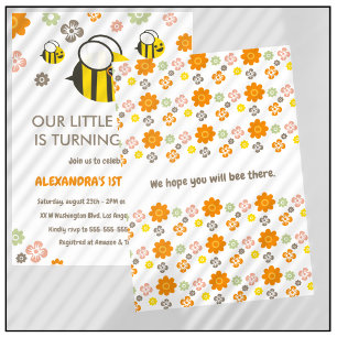 invitations pour le 1er jour de l'abeille Notre pe