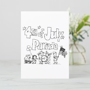 Invitations pour le défilé du 4 juillet