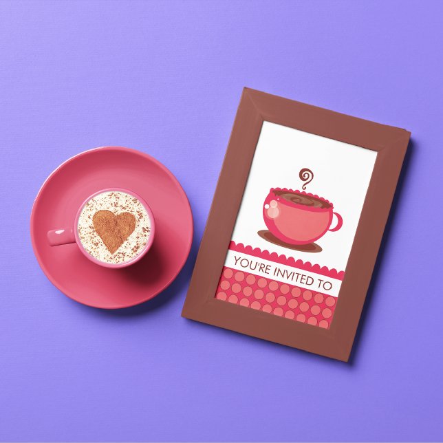 Invitations pour le déjeuner café (Créateur téléchargé)