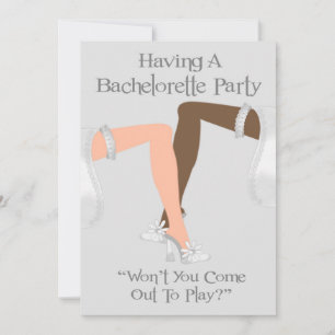 Invitations Pour Le Parti Des Bachelorettes Lesbie