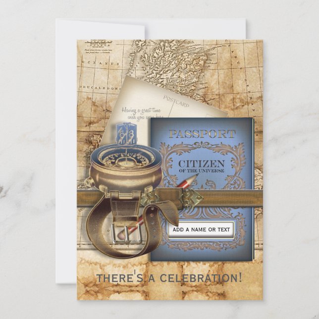 Invitations pour les grandes fêtes du voyageur (Devant)