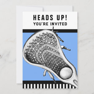 Invitations pour sports de crosse