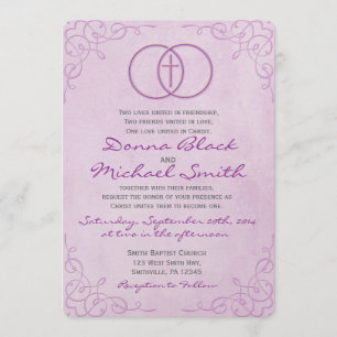 Invitations religieuses croisées encerclées de