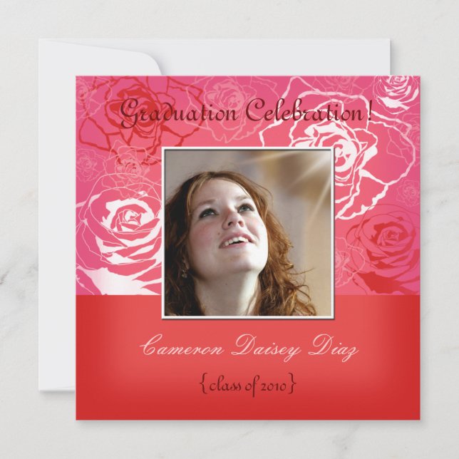 Invitations roses/rouges (Devant)