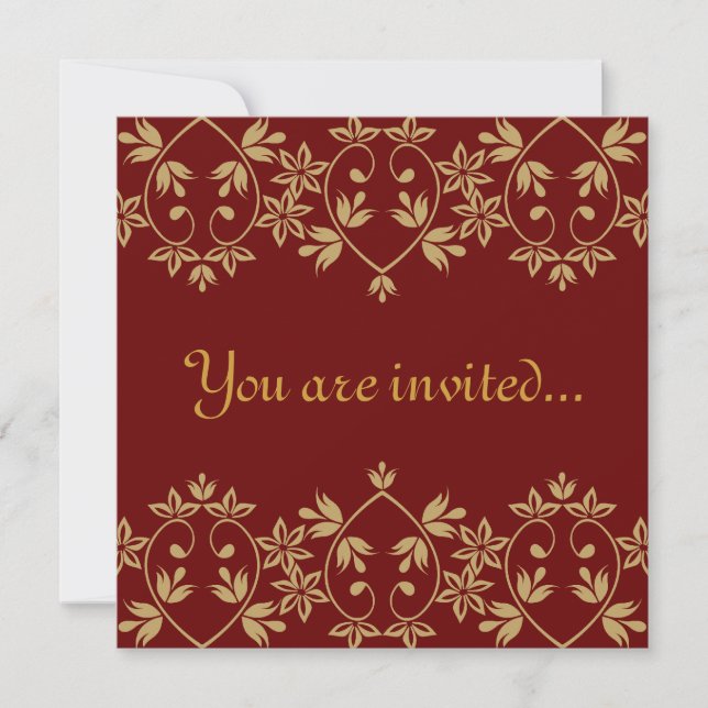 Invitations Royales de mariage (Devant)