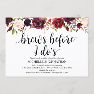 Invitations rustiques de dîner de répétition de