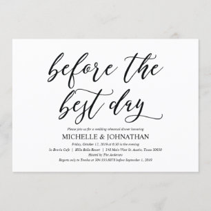 Invitations rustiques élégants de dîner de