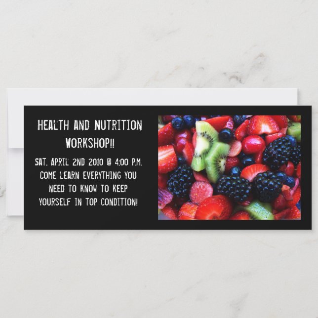 invitations sains (Devant)