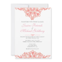 Invitations sensibles 5x7 de mariage de frontière