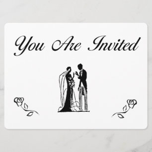 Invitations simples et élégantes de mariage