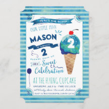 Invitations sociales de fête d'anniversaire de