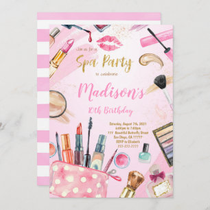 Invitations spas d'anniversaire