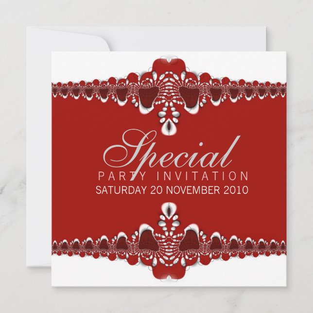 Invitations spéciales audacieuses et élégantes (Devant)