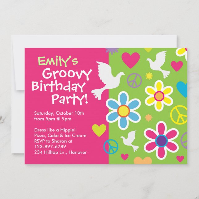 Invitations super de fête d'anniversaire des (Devant)