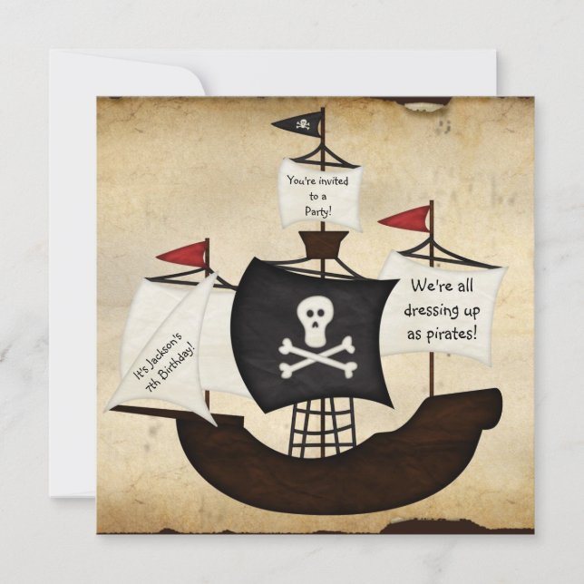 Invitations sur la carte des fêtes en costume de b (Devant)