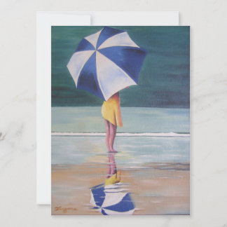 Invitations sur la scène de plage