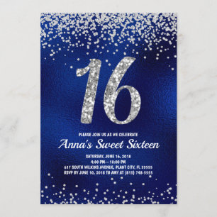 Invitations Sweet sixteen Sparkle