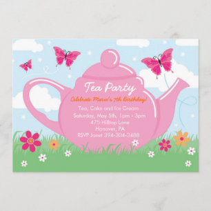 Invitations Tea Party