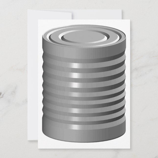 Invitations Tin Can (Devant)