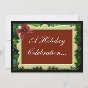 Invitations to Christmas Party, Luxurious Pine