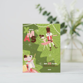 Invitations to the Christmas brunch with the nutcr