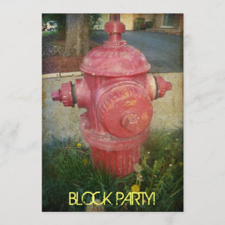 Invitations traitées urbaines de partie de bloc de