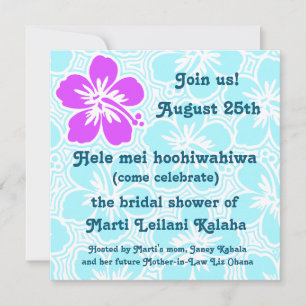 Invitations tropicales de Kono Hibiscus
