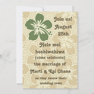 Invitations tropicales de Kono Hibiscus