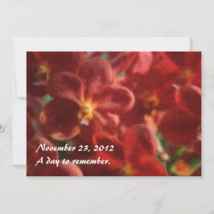 Invitations tropicales hawaïennes d'orchidée