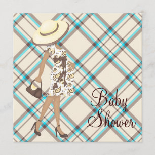 Invitations Turquoise Blue Baby Shower Invitations