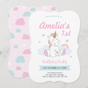 Invitations Unicorn, invitations Unicorn anniversa