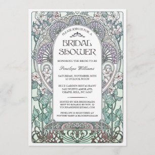 Invitations V.04 de Fête de la mariée de Nouveau