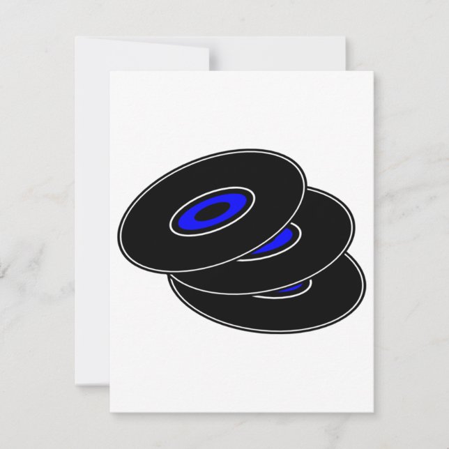 Invitations Vinyl Records (Devant)