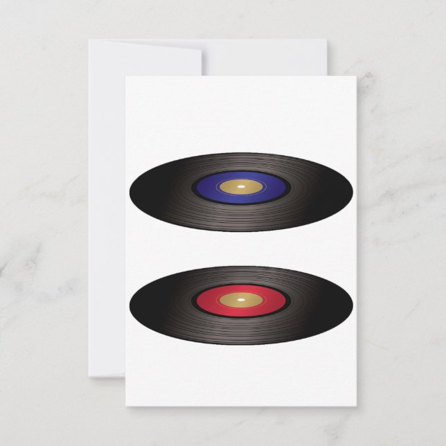 Invitations Vinyl Records (Devant)