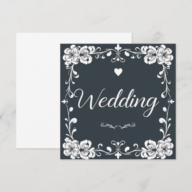 INVITATIONS WEDDING (Front/Back)