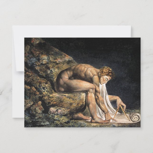 Invitations William Blake Isaac Newton (Devant)