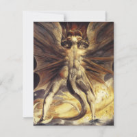 Invitations William Blake Red Dragon