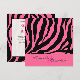 INVITATIONS ZEBRA / COULEUR DO-IT-YOURSELF