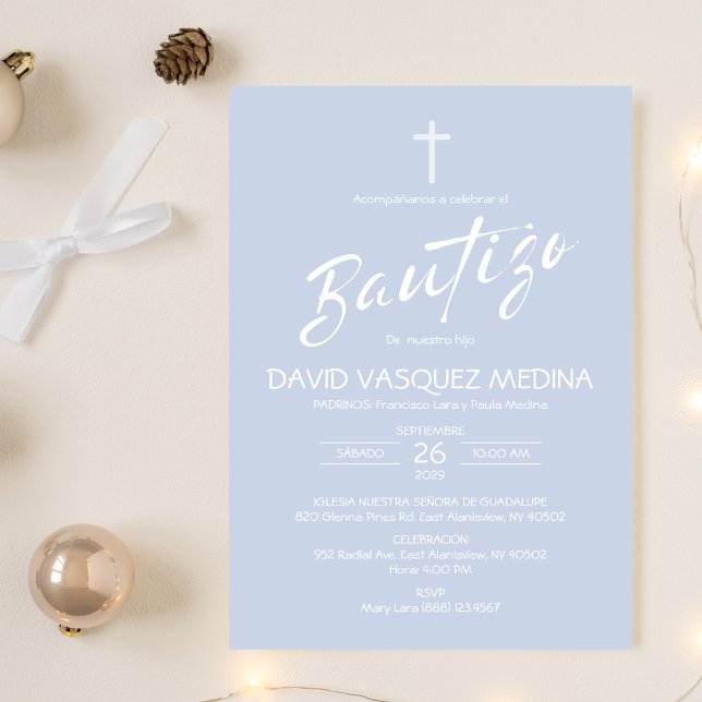 Invitcion Bautizo Minimalist Pastel Colours Baptis Invitation (Creator Uploaded)