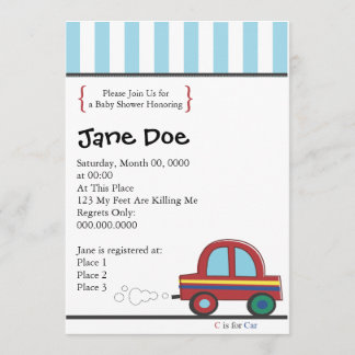 Invite Car.ai, Please Join Us for a Baby Shower