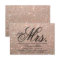 Invite - Rose Gold Glit Fab future Mrs. Bridal