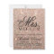 Invite -Rose Gold Glitter Fab future Mrs. Bridal