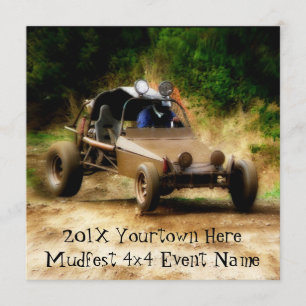 Invite to  Mudfest dirty Dunebuggy 4x4 racing