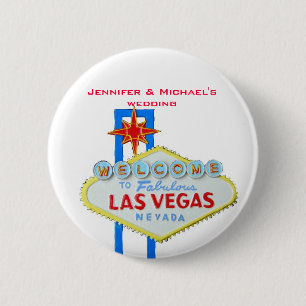 Invited Guest Name Tag Las Vegas Parties 2 Inch Round Button