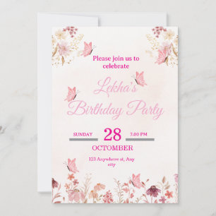 Inviting birthdayyycard invitation