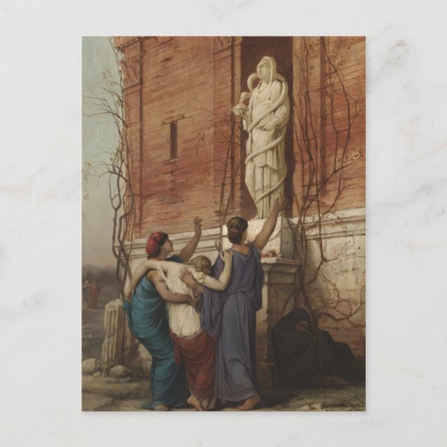 Invocation to the Goddess Hygieia, 1862 Postcard (Front)