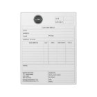 Invoice Business Sales Form Receipt, Add Logo