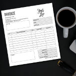 Invoice Form Business Quotation Add Logo Notepad<br><div class="desc">Form Business Quotation,  Invoice or Sales Receipt Order Form,  you can add your logo</div>